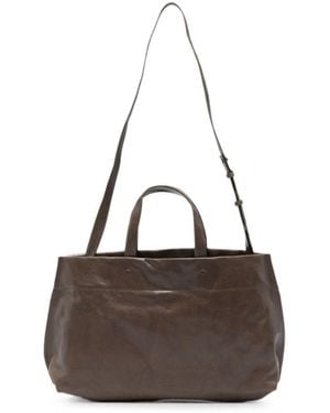 Lihann George Elli Leather Tote Bag - Brown