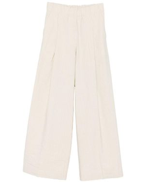 Dries Van Noten Flared-Leg Trousers - White