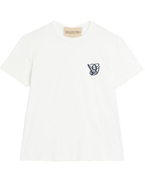 Valentino T-Shirt With Logo - White