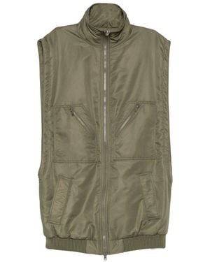 MM6 by Maison Margiela Oversized Down Vest - Green