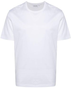 Calvin Klein Crew-Neck Short-Sleeved T-Shirt - White