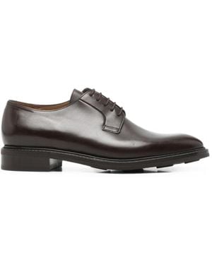 John Lobb Academy Leather Derby Shoes - Grey