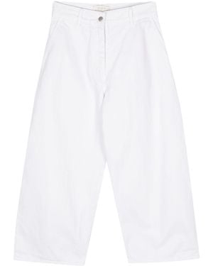 Studio Nicholson Chalco Cropped Jeans - White
