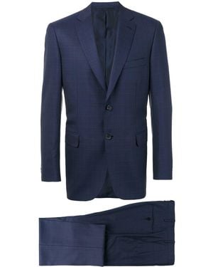 Brioni Wool Single-Breasted Suit - Blue
