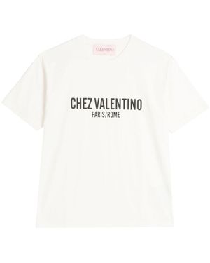 Valentino T-Shirt Chez - Bianco