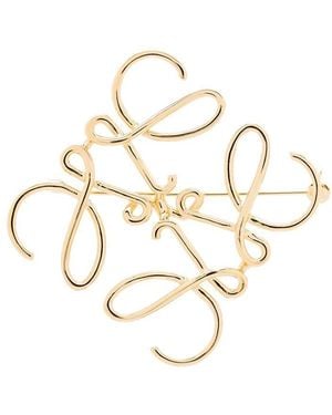 Loewe Spilla Anagram - Bianco