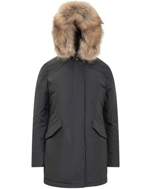 Woolrich Arctic Raccoon Parka - Black