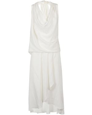 Silk95five Worth Ave Silk Short Dress - White