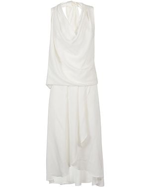 Silk95five Worth Ave Silk Short Dress - White