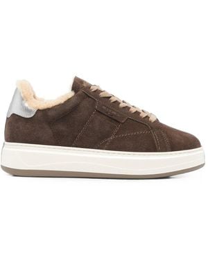Woolrich Leather Trainers - Brown