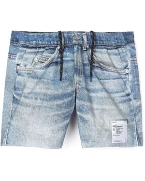 Satisfy Denim-Print Bermuda Shorts - Blue