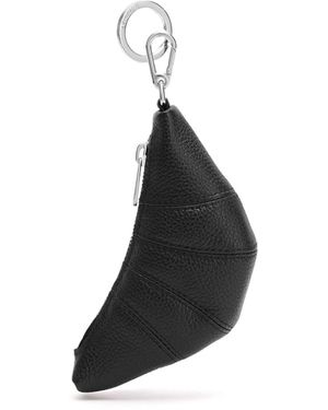Lemaire Mini Croissant Keyring - Black