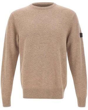 Peuterey Gediz Crew Neck Knit Jumper - White