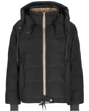 Brunello Cucinelli Hooded Down Jacket - Black