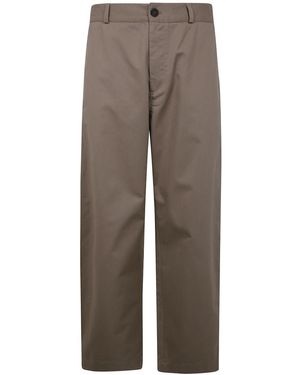Studio Nicholson Cotton Trousers - Brown