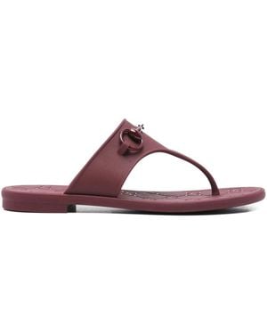 Gucci Sandali Con Cinturino Horsebit - Viola