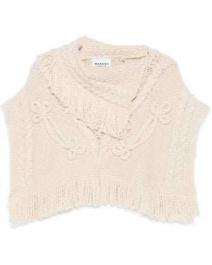 Isabel Marant Kacie Wool Top - Natural