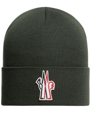 Moncler Berretto Di Lana Logo - Verde