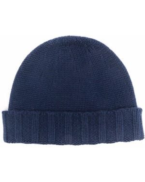 Drumohr Thin Wool Hat - Blue