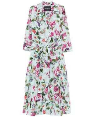 Samantha Sung Audrey Cotton Midi Dress - White