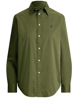 Polo Ralph Lauren Classic Fit Cotton Twill Shirt - Green