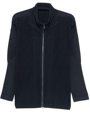 Homme Plissé Issey Miyake Pleated Shirt - Blue