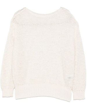 Base London Cotton Blend Jumper - White