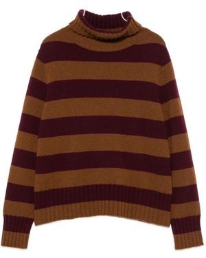 Be You Cashmere Turtle-Neck Sweater - Brown