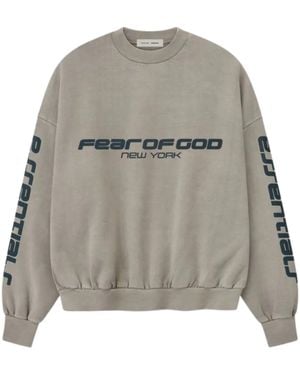 Essentials Heavy Fleece Cropped Relaxed Sweatshirt - Grey