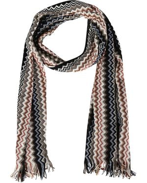Missoni Multicoloured Scarf - Black