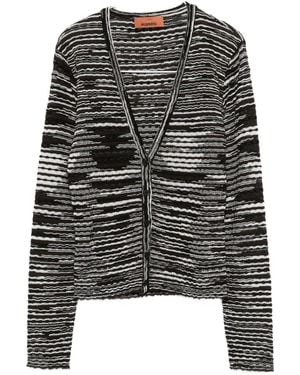 Missoni Wool Blend Cardigan - Grey