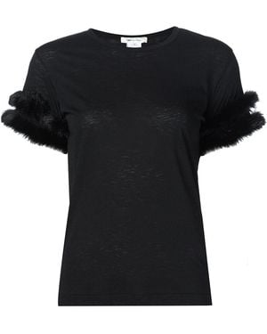 Comme des Garçons Linen And Cotton Blend T-Shirt - Black