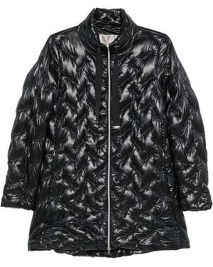 Herno Quilted Midi Down Jacket - Black