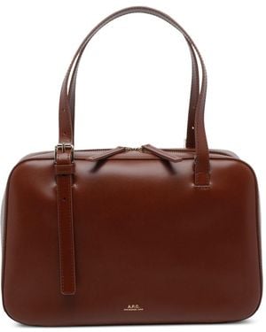 A.P.C. Virginie Box Bag - Brown