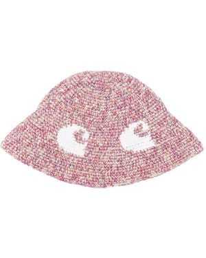Carhartt Eyes Cotton Beanie - Pink