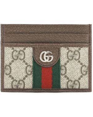 Gucci Ophidia Gg Card Case - Grey