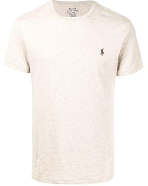 Polo Ralph Lauren T-Shirt With Logo - Natural