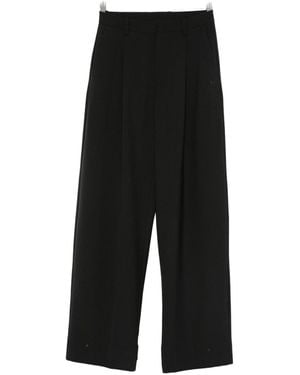 Moncler Genius Wool Blend Trousers - Black