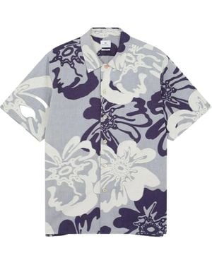 Paul Smith Shirt With Print - Blue