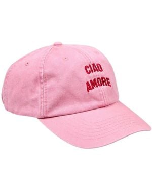 Giada Benincasa Hello Love Hat - Pink