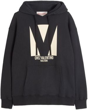 Valentino Cotton Sweatshirt - Black