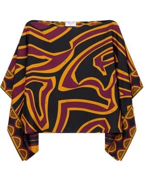 PUCCI Printed Silk Blouse - Red