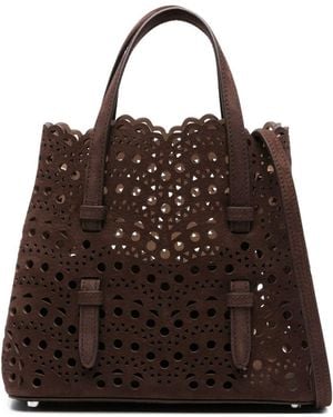 Alaïa Alaã¯A Tote Bags - Brown