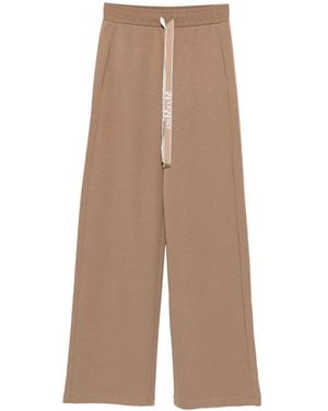 Max Mara Cotton Trousers - Natural