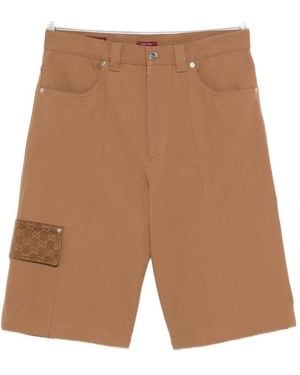 Gucci Gg Details Shorts - White
