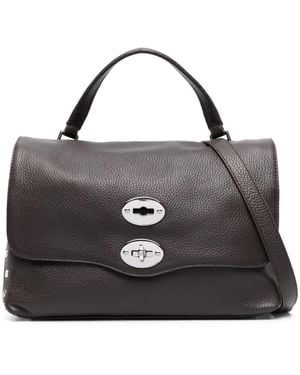 Zanellato Postina Daily Small Leather Handbag - Black