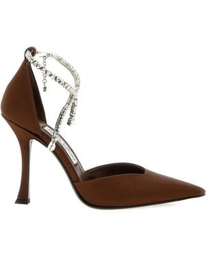 Jimmy Choo Stevie Leather Court Shoes - Brown
