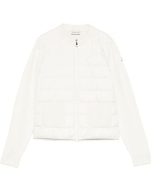 Moncler Padded Cardigan - White