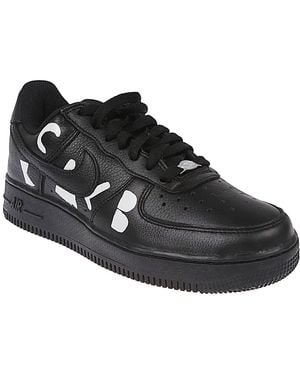 Comme Des Garcons Black X Nike Air Force 1 Sneakers - Black