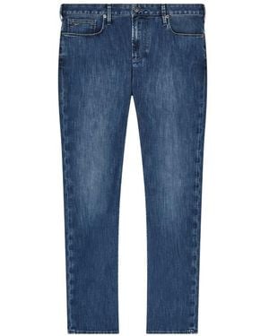 Emporio Armani Denim Cotton Jeans - Blue